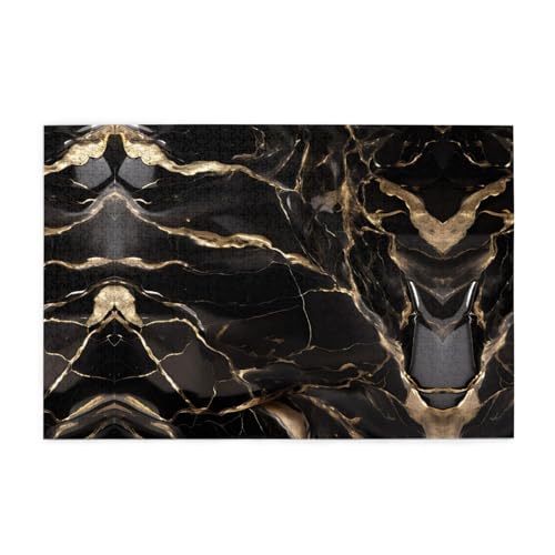 Puzzles1000 Teile Yyhwhjde Schwarz Gold Marmorbild Pädagogische Intellektuelle Holzpuzzles Lustige Puzzles Stressabbau Puzzles Puzzles1000 Teile Yyhwhjde Schwarz Gold Marmorbild Pädagogische Intellektuelle Holzpuzzles Lustige Puzzles Stressabbau Puzzles von YYHWHJDE