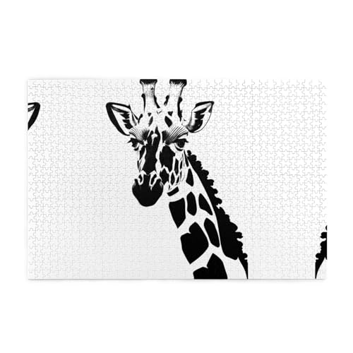 Puzzles1000 Teile Yyhwhjde Schwarz und Weiß Giraffe Bild Pädagogische Intellektuelle Holzpuzzles Lustige Puzzles Stressabbau Puzzles Puzzles1000 Teile Yyhwhjde Schwarz und Weiß Giraffe Bild Pädagogische Intellektuelle Holzpuzzles Lustige Puzzles Stressabbau Puzzles von YYHWHJDE