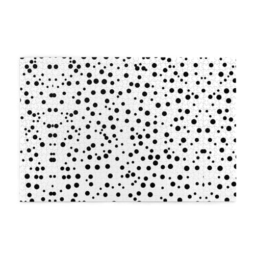 Puzzles1000 Teile Yyhwhjde Schwarz und Weiß Polka Dot Bild Pädagogische Intellektuelle Holzpuzzles Lustige Puzzles Stressabbau Puzzles Puzzles1000 Teile Yyhwhjde Schwarz und Weiß Polka Dot Bild Pädagogische Intellektuelle Holzpuzzles Lustige Puzzles Stressabbau Puzzles von YYHWHJDE