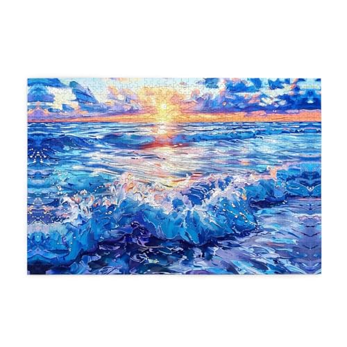 Puzzles1000 Teile Yyhwhjde Sea Waves Wunderschöne Lichtdrucke Pädagogische Intellektuelle Holzpuzzles, lustige Puzzles, Stressabbau-Spiel Puzzles1000 Teile Yyhwhjde Sea Waves Wunderschöne Lichtdrucke Pädagogische Intellektuelle Holzpuzzles, lustige Puzzles, Stressabbau-Spiel von YYHWHJDE