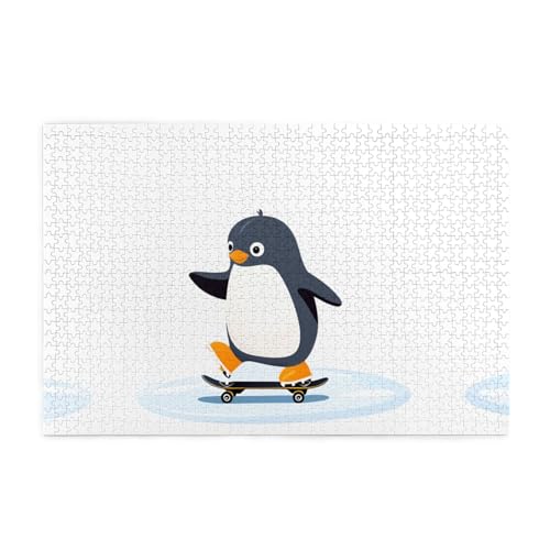 Puzzles1000 Teile Yyhwhjde Skateboard Pinguin Muster Qualität Holzpuzzle für Erwachsene und Kinder, lustige Puzzles, Stressabbau Puzzles Puzzles1000 Teile Yyhwhjde Skateboard Pinguin Muster Qualität Holzpuzzle für Erwachsene und Kinder, lustige Puzzles, Stressabbau Puzzles von YYHWHJDE
