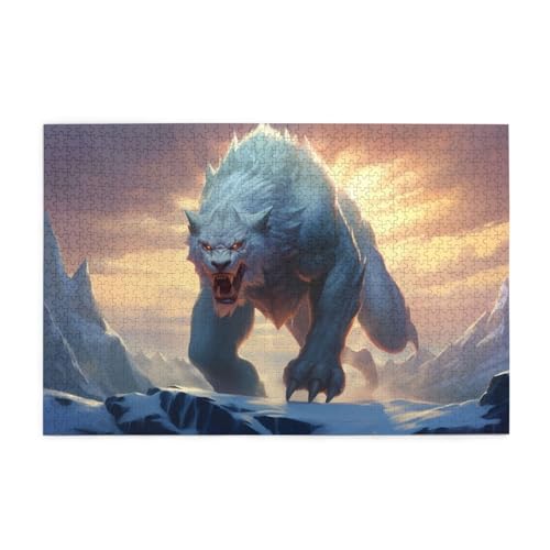 Puzzles1000 Teile Yyhwhjde Snowy Running Monster-Drucke Pädagogische Intellektuelle Holzpuzzles, lustige Puzzles, Stressabbau-Spiel Puzzles1000 Teile Yyhwhjde Snowy Running Monster-Drucke Pädagogische Intellektuelle Holzpuzzles, lustige Puzzles, Stressabbau-Spiel von YYHWHJDE