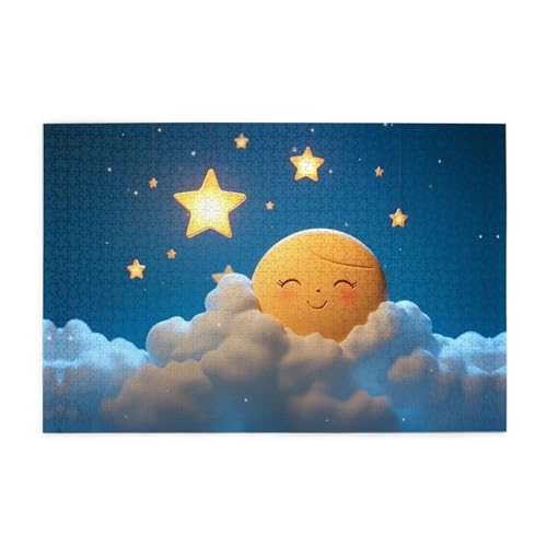 Puzzles1000 Teile Yyhwhjde Sonne Kleiner Stern Drucke Pädagogische Intellektuelle Holzpuzzles Lustige Puzzles Stressabbau-Spiel Puzzles1000 Teile Yyhwhjde Sonne Kleiner Stern Drucke Pädagogische Intellektuelle Holzpuzzles Lustige Puzzles Stressabbau-Spiel von YYHWHJDE