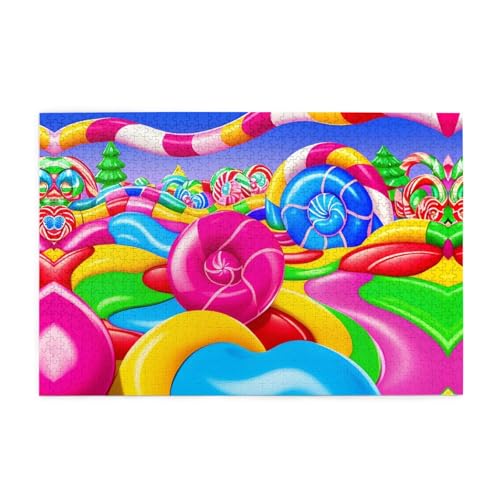 Puzzles1000 Teile Yyhwhjde Süßigkeitenland Bild Pädagogische Intellektuelle Holzpuzzles Lustige Puzzles Stressabbau Puzzles Puzzles1000 Teile Yyhwhjde Süßigkeitenland Bild Pädagogische Intellektuelle Holzpuzzles Lustige Puzzles Stressabbau Puzzles von YYHWHJDE