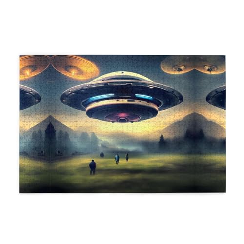 Puzzles1000 Teile Yyhwhjde UFO Landung Bild Pädagogische Intellektuelle Holzpuzzles Lustige Puzzles Stressabbau Puzzles Puzzles1000 Teile Yyhwhjde UFO Landung Bild Pädagogische Intellektuelle Holzpuzzles Lustige Puzzles Stressabbau Puzzles von YYHWHJDE