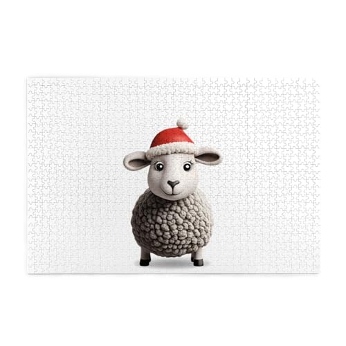 Puzzles1000 Teile Yyhwhjde Weihnachten Grau Little Sheep Prints Pädagogische Intellektuelle Holzpuzzles Lustige Puzzles Stressabbau-Spiel Puzzles1000 Teile Yyhwhjde Weihnachten Grau Little Sheep Prints Pädagogische Intellektuelle Holzpuzzles Lustige Puzzles Stressabbau-Spiel von YYHWHJDE