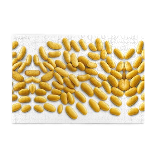 Puzzles1000 Teile Yyhwhjde verschüttete kleine goldene Bohnen Drucke pädagogische intellektuelle Holzpuzzles, lustige Puzzles, Stressabbau-Spiel Puzzles1000 Teile Yyhwhjde verschüttete kleine goldene Bohnen Drucke pädagogische intellektuelle Holzpuzzles, lustige Puzzles, Stressabbau-Spiel von YYHWHJDE