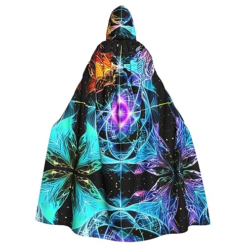 YYHWHJDE Acht dimensionaler Weltraumbild, Halloween, Erwachsenen-Kapuzenumhang für Rollenspiele, Kostüme und Themenpartys YYHWHJDE Acht dimensionaler Weltraumbild, Halloween, Erwachsenen-Kapuzenumhang für Rollenspiele, Kostüme und Themenpartys von YYHWHJDE