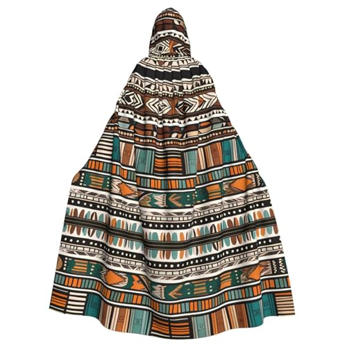 YYHWHJDE Afrikanischer Tribal-Umhang mit Kapuze, ethnischer Druck, Halloween, Erwachsene, für Partys und Kostüme YYHWHJDE Afrikanischer Tribal-Umhang mit Kapuze, ethnischer Druck, Halloween, Erwachsene, für Partys und Kostüme von YYHWHJDE