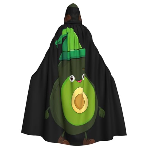 YYHWHJDE Avocado mit Hut bedruckt Halloween Erwachsene Kapuzenumhang für Partys und Kostüme YYHWHJDE Avocado mit Hut bedruckt Halloween Erwachsene Kapuzenumhang für Partys und Kostüme von YYHWHJDE