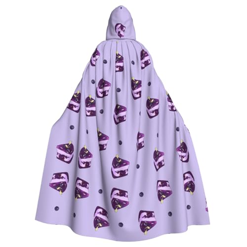 YYHWHJDE Blueberry Cake Printing Halloween Erwachsene Kapuzenumhang für Partys und Kostümveranstaltungen von YYHWHJDE