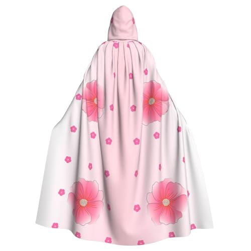 YYHWHJDE Blühende Nelken Drucke Halloween Erwachsene Kapuzenumhang für Partys und Kostüme YYHWHJDE Blühende Nelken Drucke Halloween Erwachsene Kapuzenumhang für Partys und Kostüme von YYHWHJDE
