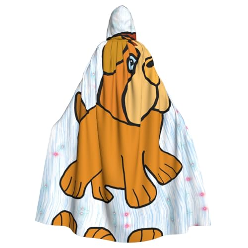 YYHWHJDE Cartoon-Mops-Druck, Halloween, Erwachsenen-Kapuzenumhang für Partys und Kostümveranstaltungen YYHWHJDE Cartoon-Mops-Druck, Halloween, Erwachsenen-Kapuzenumhang für Partys und Kostümveranstaltungen von YYHWHJDE