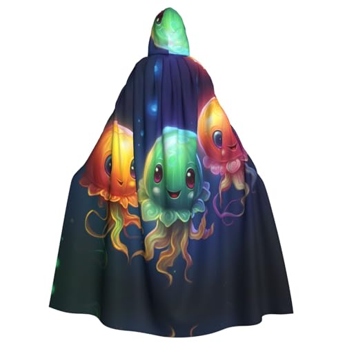 YYHWHJDE Cartoon Quallen Bild Halloween Erwachsene Kapuzenumhang für Rollenspiele, Kostüme und Themenpartys YYHWHJDE Cartoon Quallen Bild Halloween Erwachsene Kapuzenumhang für Rollenspiele, Kostüme und Themenpartys von YYHWHJDE