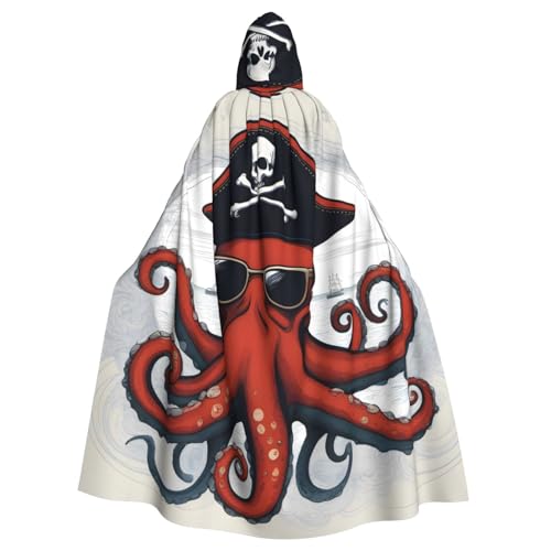 YYHWHJDE Cartoon Segelpirat Octopus Bild Halloween Erwachsene Kapuzenumhang für Rollenspiele, Kostüme und Themenpartys YYHWHJDE Cartoon Segelpirat Octopus Bild Halloween Erwachsene Kapuzenumhang für Rollenspiele, Kostüme und Themenpartys von YYHWHJDE