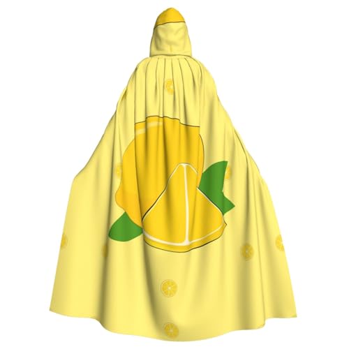 YYHWHJDE Cartoon-Zitronen-Druck, Halloween-Umhang mit Kapuze für Erwachsene für Partys und Kostümveranstaltungen YYHWHJDE Cartoon-Zitronen-Druck, Halloween-Umhang mit Kapuze für Erwachsene für Partys und Kostümveranstaltungen von YYHWHJDE