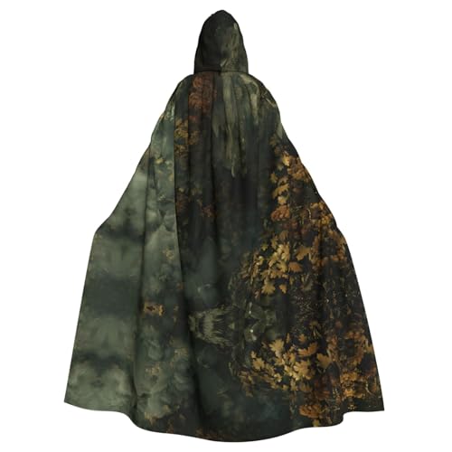 YYHWHJDE Clouds Under The Abyss Picture Halloween Adult Hooded Cloak for Role-Playing, Costumes, and Theme Parties von YYHWHJDE