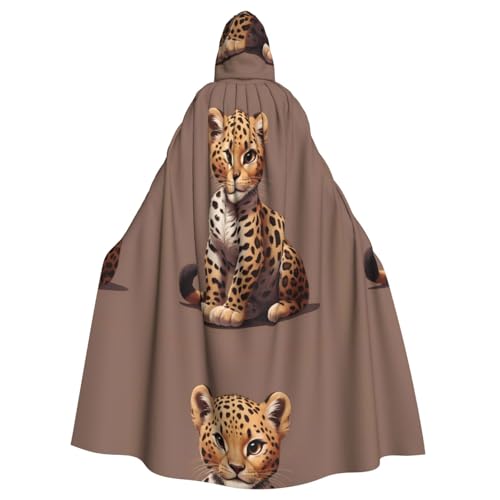 YYHWHJDE Der kokettische kleine Leoparden-Druck Halloween Erwachsene Kapuzenumhang für Partys und Kostüme YYHWHJDE Der kokettische kleine Leoparden-Druck Halloween Erwachsene Kapuzenumhang für Partys und Kostüme von YYHWHJDE