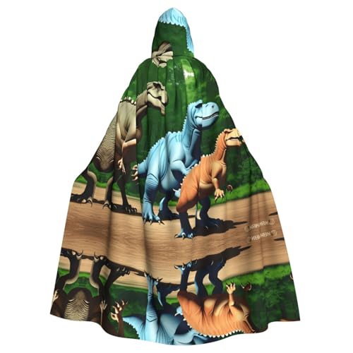 YYHWHJDE Dinosaurier-Druck Halloween Erwachsene Kapuzenumhang für Partys und Kostüme YYHWHJDE Dinosaurier-Druck Halloween Erwachsene Kapuzenumhang für Partys und Kostüme von YYHWHJDE