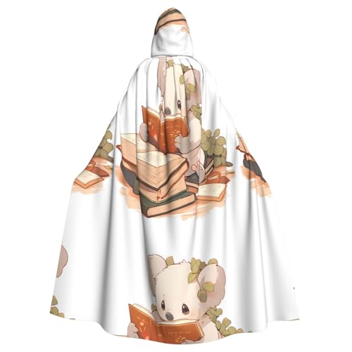 YYHWHJDE Ein Koala-Baby-Lesebuch-Bild, Halloween, Erwachsenen-Kapuzenumhang ohne Reißverschluss, bequem für Kostümpartys YYHWHJDE Ein Koala-Baby-Lesebuch-Bild, Halloween, Erwachsenen-Kapuzenumhang ohne Reißverschluss, bequem für Kostümpartys von YYHWHJDE