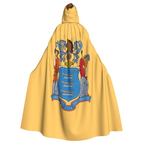 YYHWHJDE Flagge von New Jersey Prints Halloween Erwachsene Kapuzenumhang für Partys und Kostüme YYHWHJDE Flagge von New Jersey Prints Halloween Erwachsene Kapuzenumhang für Partys und Kostüme von YYHWHJDE
