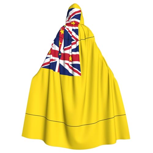 YYHWHJDE Flagge von Niue Druck Halloween Erwachsene Kapuzenumhang für Partys und Kostümveranstaltungen YYHWHJDE Flagge von Niue Druck Halloween Erwachsene Kapuzenumhang für Partys und Kostümveranstaltungen von YYHWHJDE
