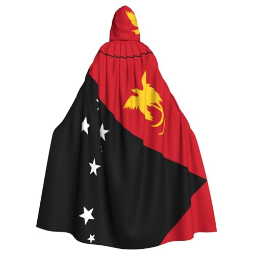 YYHWHJDE Flagge von Papua-Neuguinea, bedruckt, Halloween, Erwachsenen-Kapuzenumhang für Partys und Kostümveranstaltungen YYHWHJDE Flagge von Papua-Neuguinea, bedruckt, Halloween, Erwachsenen-Kapuzenumhang für Partys und Kostümveranstaltungen von YYHWHJDE