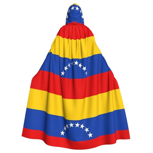YYHWHJDE Flagge von Venezuela, bedruckt, Halloween, Erwachsenen-Kapuzenumhang für Partys und Kostümveranstaltungen YYHWHJDE Flagge von Venezuela, bedruckt, Halloween, Erwachsenen-Kapuzenumhang für Partys und Kostümveranstaltungen von YYHWHJDE