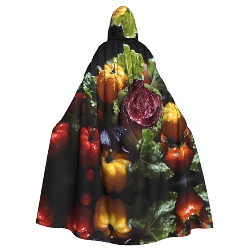 YYHWHJDE Frischer Kohldruck Halloween Erwachsene Kapuzenumhang für Partys und Kostüme YYHWHJDE Frischer Kohldruck Halloween Erwachsene Kapuzenumhang für Partys und Kostüme von YYHWHJDE