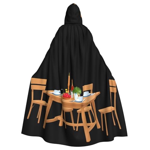 YYHWHJDE Gepflegter Halloween-Kapuzenumhang für Erwachsene, für Rollenspiele, Bühnenkostüme, Partys, pflegeleicht von YYHWHJDE