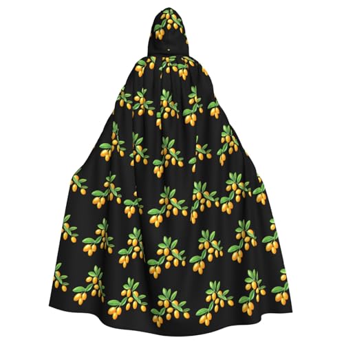 YYHWHJDE Glänzender kleiner Kumquats-Bild, Halloween, Erwachsenen-Kapuzenumhang für Rollenspiele, Kostüme und Themenpartys YYHWHJDE Glänzender kleiner Kumquats-Bild, Halloween, Erwachsenen-Kapuzenumhang für Rollenspiele, Kostüme und Themenpartys von YYHWHJDE