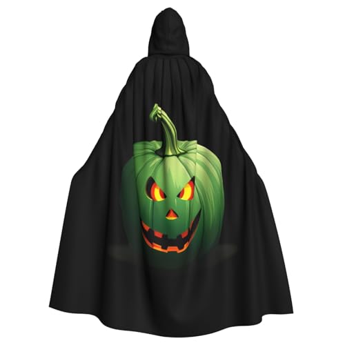 YYHWHJDE Grüner Halloween-Kürbis-Bild, Halloween, Erwachsenen-Kapuzenumhang, ohne Reißverschluss, bequem für Kostümpartys YYHWHJDE Grüner Halloween-Kürbis-Bild, Halloween, Erwachsenen-Kapuzenumhang, ohne Reißverschluss, bequem für Kostümpartys von YYHWHJDE