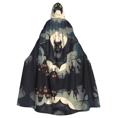 YYHWHJDE Halloween Fledermaus Prints Halloween Erwachsene Kapuzenumhang für Partys und Kostüme YYHWHJDE Halloween Fledermaus Prints Halloween Erwachsene Kapuzenumhang für Partys und Kostüme von YYHWHJDE