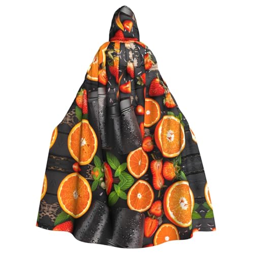 YYHWHJDE Halloween Kapuzenumhang für Rollenspiele, Kostüme und Themenpartys mit geschnittenem Obstbild YYHWHJDE Halloween Kapuzenumhang für Rollenspiele, Kostüme und Themenpartys mit geschnittenem Obstbild von YYHWHJDE