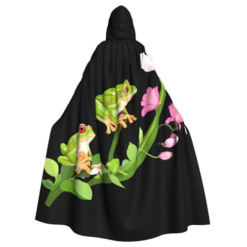 YYHWHJDE Halloween-Umhang mit Kapuze, kein Reißverschluss, bequem für Kostümpartys von YYHWHJDE
