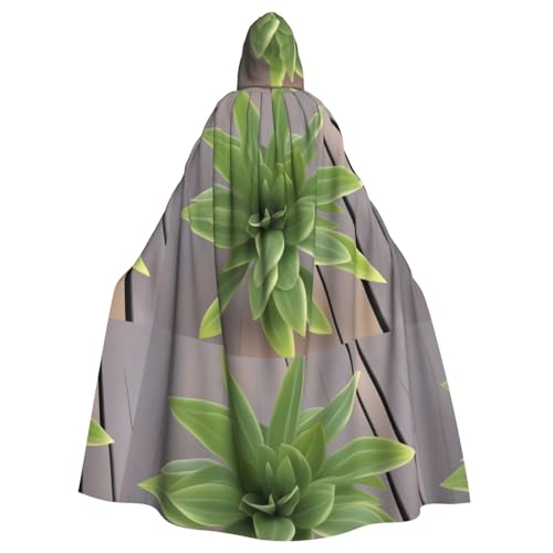 YYHWHJDE Halloween-Umhang mit Kapuze und Pflanzenmuster, kein Reißverschluss, bequem für Kostümpartys YYHWHJDE Halloween-Umhang mit Kapuze und Pflanzenmuster, kein Reißverschluss, bequem für Kostümpartys von YYHWHJDE