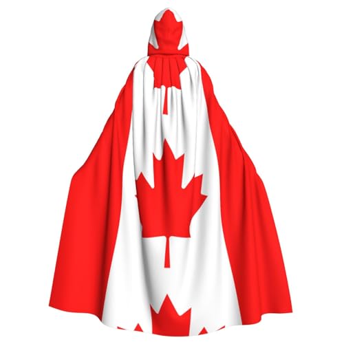YYHWHJDE Halloween-Umhang mit kanadischer Flagge, ohne Reißverschluss, bequem für Kostümpartys YYHWHJDE Halloween-Umhang mit kanadischer Flagge, ohne Reißverschluss, bequem für Kostümpartys von YYHWHJDE