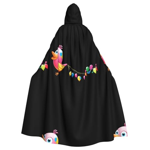 YYHWHJDE Happy Balloon Bird Prints Halloween Adult Hooded Cloak for Parties and Costumes YYHWHJDE Happy Balloon Bird Prints Halloween Adult Hooded Cloak for Parties and Costumes von YYHWHJDE