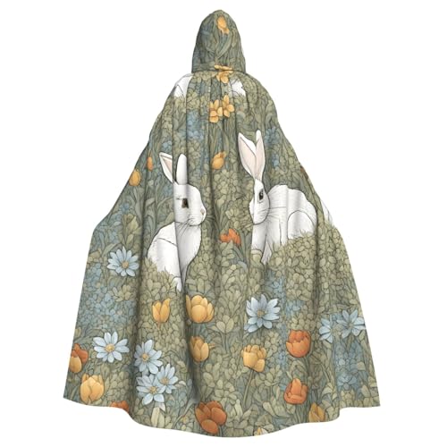 YYHWHJDE Kapuzenumhang mit Hasen-Motiv, für Halloween, Erwachsene, für Partys und Kostüme YYHWHJDE Kapuzenumhang mit Hasen-Motiv, für Halloween, Erwachsene, für Partys und Kostüme von YYHWHJDE