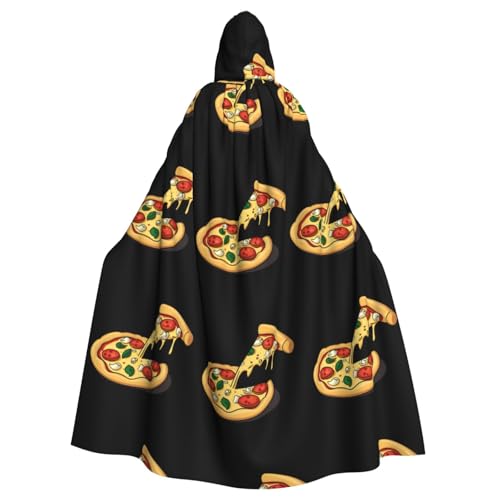 YYHWHJDE Kapuzenumhang mit Käse-Pizza-Muster, Halloween, Erwachsene, für Rollenspiele, Bühnenkostüme, Partys, pflegeleicht YYHWHJDE Kapuzenumhang mit Käse-Pizza-Muster, Halloween, Erwachsene, für Rollenspiele, Bühnenkostüme, Partys, pflegeleicht von YYHWHJDE