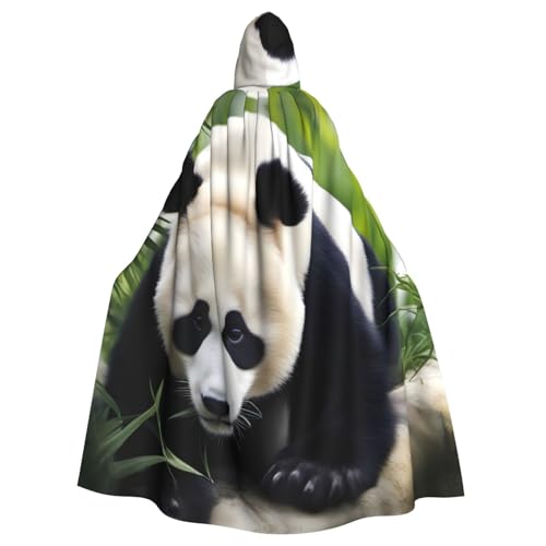 YYHWHJDE Kapuzenumhang mit Panda-Tierdruck, Halloween, Erwachsene, für Partys und Kostüme von YYHWHJDE