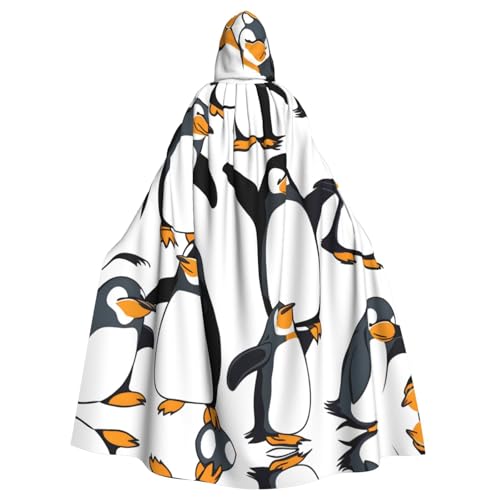 YYHWHJDE Kapuzenumhang mit Pinguin-Motiv, für Halloween, Erwachsene, für Partys und Kostüme YYHWHJDE Kapuzenumhang mit Pinguin-Motiv, für Halloween, Erwachsene, für Partys und Kostüme von YYHWHJDE