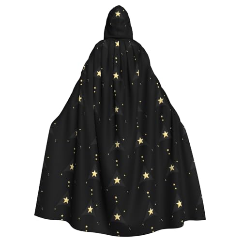 YYHWHJDE Kapuzenumhang mit Sternenhut-Muster, Halloween, Erwachsene, für Party, Kostüm, Cosplay, Bühne, Maskerade, Thema, Tanz, Comic Con YYHWHJDE Kapuzenumhang mit Sternenhut-Muster, Halloween, Erwachsene, für Party, Kostüm, Cosplay, Bühne, Maskerade, Thema, Tanz, Comic Con von YYHWHJDE