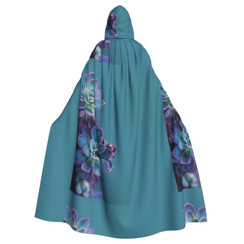 YYHWHJDE Kapuzenumhang mit Sukkulenten-Muster, Halloween, Erwachsene, für Rollenspiele, Bühnenkostüme, Partys, pflegeleicht YYHWHJDE Kapuzenumhang mit Sukkulenten-Muster, Halloween, Erwachsene, für Rollenspiele, Bühnenkostüme, Partys, pflegeleicht von YYHWHJDE