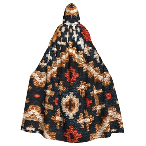 YYHWHJDE Kapuzenumhang mit Teppichstrukturdruck, Halloween, Erwachsene, für Partys und Kostüme YYHWHJDE Kapuzenumhang mit Teppichstrukturdruck, Halloween, Erwachsene, für Partys und Kostüme von YYHWHJDE