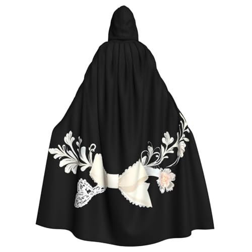 YYHWHJDE Kapuzenumhang mit fliegendem Spitzenband für Halloween, Erwachsene, für Partys und Kostüme YYHWHJDE Kapuzenumhang mit fliegendem Spitzenband für Halloween, Erwachsene, für Partys und Kostüme von YYHWHJDE