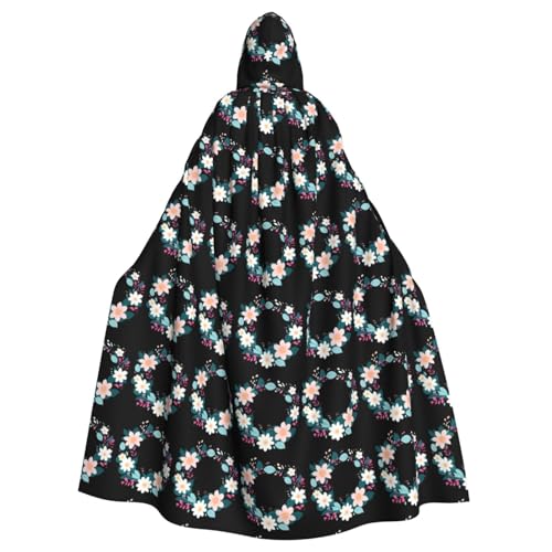 YYHWHJDE Kapuzenumhang mit sieben schönen Blumen für Halloween, Erwachsene, für Rollenspiele, Kostüme und Themenpartys YYHWHJDE Kapuzenumhang mit sieben schönen Blumen für Halloween, Erwachsene, für Rollenspiele, Kostüme und Themenpartys von YYHWHJDE