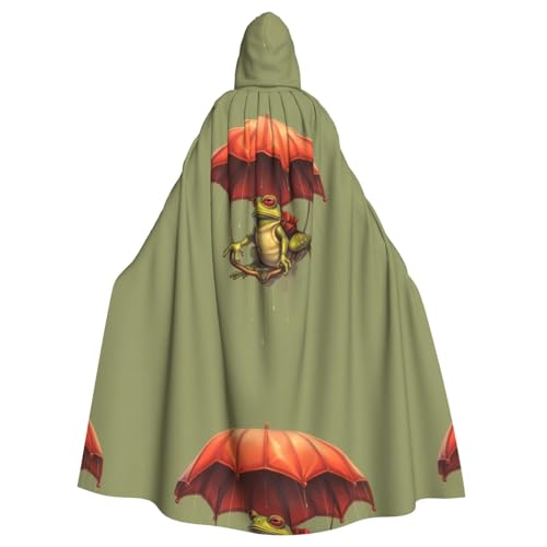 YYHWHJDE Kleiner Frosch Landung Prints Halloween Erwachsene Kapuzenumhang für Partys und Kostüme YYHWHJDE Kleiner Frosch Landung Prints Halloween Erwachsene Kapuzenumhang für Partys und Kostüme von YYHWHJDE