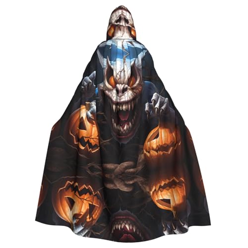 YYHWHJDE Kürbis Licht Monster Bild Halloween Erwachsene Kapuzenumhang für Rollenspiele, Kostüme und Themenpartys YYHWHJDE Kürbis Licht Monster Bild Halloween Erwachsene Kapuzenumhang für Rollenspiele, Kostüme und Themenpartys von YYHWHJDE