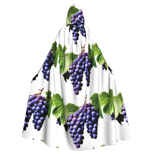 YYHWHJDE Lila Trauben Prints Halloween Erwachsene Kapuzenumhang für Partys und Kostüme YYHWHJDE Lila Trauben Prints Halloween Erwachsene Kapuzenumhang für Partys und Kostüme von YYHWHJDE
